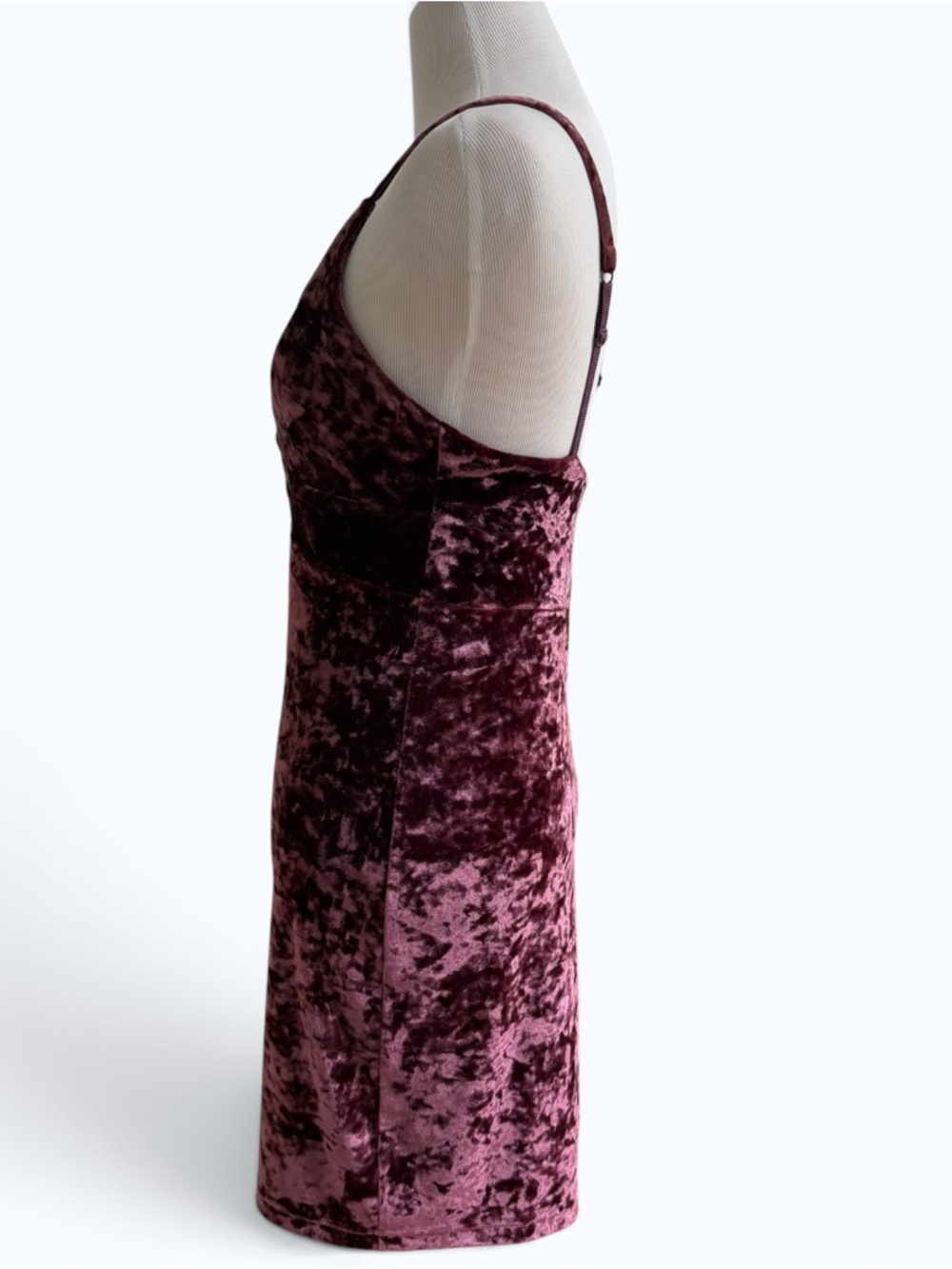 Free People Come Together Velvet Twist Front Bodycon Dress, Size S, MSRP $88 - Picture 6 of 9